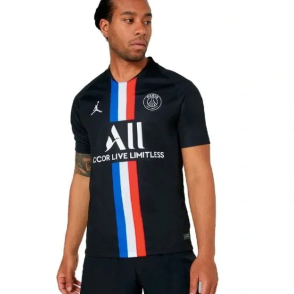 Jordan X Paris Saint-Germain 19/20 Stadium Fourth Jersey Size XLarge NWOT - Picture 2 of 14